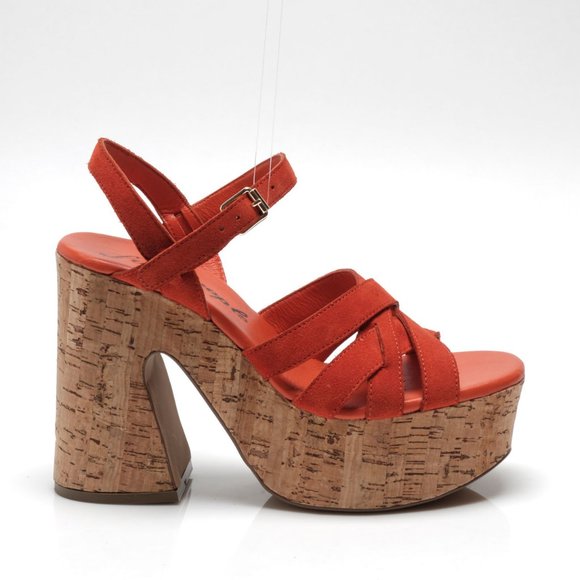 🎉LAST CHANCE🎉 FREE PEOPLE Lisbon MJ Platform Sandals / Sunstar - Picture 6 of 11